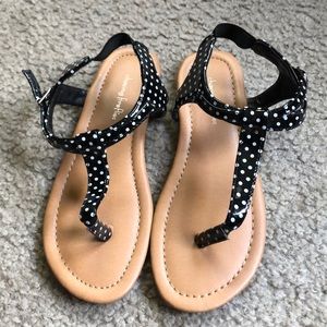 Chasing Fireflies Girls Polka Dot sandal size 1